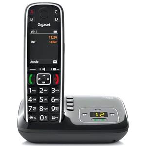 Gigaset E720A Telefono analogico/DECT Nero Identificatore di Chiamata E720A, Telefono analogico/DECT, Cornetta Wireless (Versione Tedesca) [Versione tedesca]