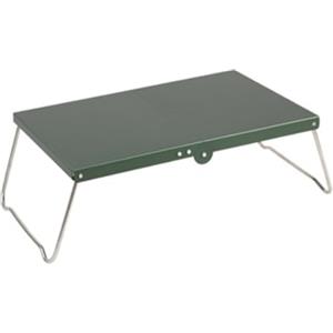 Axorafow Tavolo da campeggio pieghevole in lega di alluminio, tavolo da esterno per escursionismo, picnic, 38 x 31 x 12 cm (aperto), 405 g, ultraleggero, leggero, mobili da campeggio (grigio)