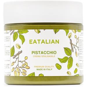 AMZ BETTER EATALIAN by AMZ BETTER Crema di Pistacchio, Deliziosa Crema Spalmabile dal Gusto Dolce e Unico, Ideale su Pane, Perfetta con del Gelato, Ottima per Dubai Chocolate, 200 gr Made in Italy