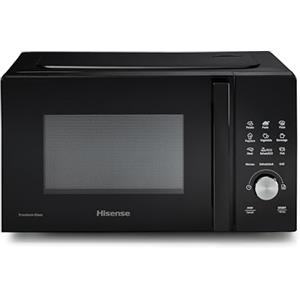 Hisense, H20MOBSD1HG - MWO+Grill, 20L, apertura porta a sinistra, display LED con pulsanti, 9 funzioni, potenza max 700W, grill al quarzo