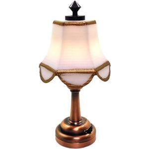 Lawnrden Luci per casa delle bambole con LED Luci per casa delle bambole in scala 1:12 Modelli di giocattoli in plastica a batteria Lampadario realistico per artigianato fai-da-te per interni, lampada, lampad