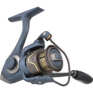 Pflueger President Mulinello da pesca spinning, misura 25, sistema con 10 cuscinetti a sfera in acciaio inox, frizione frontale in feltro ad olio sigillato, struttura leggera in grafite