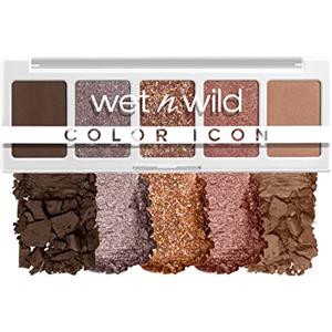 Wet n Wild, Color Icon 5-Pan Palette, Palette di Ombretti, 5 Colori Riccamente Pigmentati per il Trucco di Tutti i Giorni, Formula a Lunga Durata e Facile da Sfumare, Camo-Flaunt