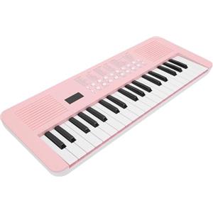 ZASCHMOY Tastiera Elettronica 37 Tasti, Compatibile MIDI, 200 Suoni, 200 Ritmi, 35 Tracce Demo, Pianoforte Digitale Multifunzione con Microfono, Design blu. (PINK)