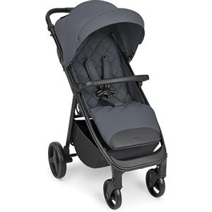 Kikka Boo KikkaBoo Passeggino Leggero da Viaggio URBAN, 0+ Mesi fino 22 kg, Pieghevole Automatico, Compatto, Schienale Reclinabile, Sospensioni su Tutte le Ruote, Grigio Scuro