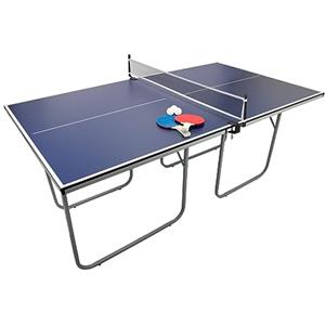 Monster Shop Tavolo da Ping Pong Pieghevole con Kit Racchette e Palline Tennis da Tavolo con Retina e Kit Completo Tavolo da Gioco Multiuso per Uso Interno