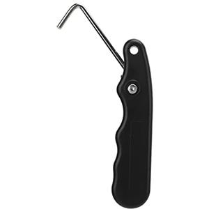 Luqeeg Strumento Tendi Lacci per Pattini, Tendi Lacci con Manico in Plastica in Acciaio Inossidabile, Ergonomici per Pattini da Ghiaccio, Ideale per Accessori per Pattinaggio A Rotelle per Hockey