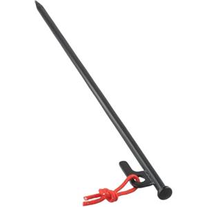 Axorafow Pali in acciaio per tenda da campeggio e baldacchini da spiaggia, 20 o 25 o 30 o 40 cm, picchetti resistenti con corda, resistenti alla ruggine, adatti per terreni duri o terreni (30 cm)