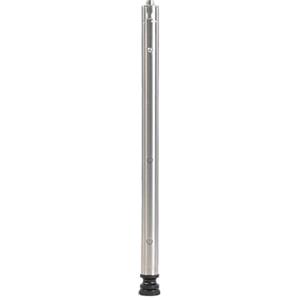Axorafow Gambe per tavolo da campeggio in acciaio inox a 3 stadi telescopico pieghevole gamba per tavoli Igt - argento personalizzabile 40-82 cm portatile per parte di ricambio esterna durevole (CORTO