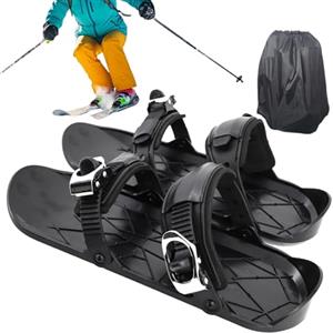 Générique Ski Skates | Scarpe da Sci Regolabili per Pattinaggio Inverno | Attrezzature Antiurto Traspirante Neve Principianti Adulti Donne Uomini Freddo Viaggi