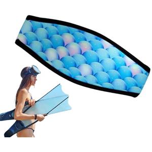 Generic Custodia Per Cinghia Per Maschera In Neoprene - Protezione Per Corda Per Occhiali 19 X 8,5 Cm - Accessorio Per Attrezzature Per Immersione Di Ricambio Morbido - Avvolgimento Facciale Confortevole Per