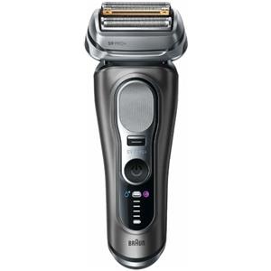 Braun Rasoio Elettrico Uomo Series 9+ PRO 9615S Argento, Impermeabile, Lame di Precisione Ultra-Sottile E Trimmer Pro Trimmer Per Rasare La Barba, Cofanetto Rasatura Con Custodia Da Viaggio