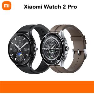 Xiaomi Watch 2 Pro - Bluetooth ® Cassa in argento con cinturino in pelle marrone