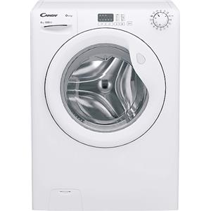 CANDY EY281DW4/1-S Lavatrici, Caricamento frontale, 8 kg, 15 programmi, Profondità 47 cm, Giri 1200 rpm, Bianco, livello rumorosità centrifuga 77 dB(A), Classe B