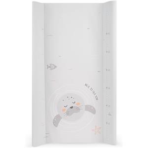 Kikka Boo KikkaBoo Fasciatoio Portatile Neonato 80x50 cm SEALLY ME, Materassino Fasciatoio Impermeabile e Morbido in PVC, Beige