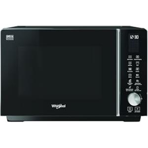 Whirlpool FORNO MICROONDE COMBINATO 25LT 800W VAPORE SILVER BLACK PIATTO QUADRATO MWF259SB