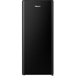 Hisense RR220D4BBE - Frigorifero autoportante retrò, capacità 165 litri con contenitore per ghiaccio a 4 stelle, sbrinamento automatico, portabottiglie per vino, colore nero, classe E, 128 x 51,9 x