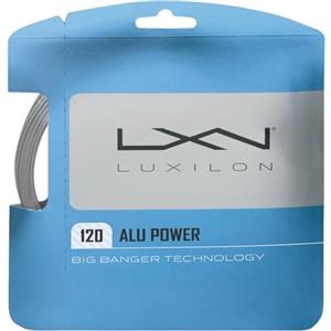 Luxilon WRZ998800 Corda da Tennis Alu Power Feel, 12.2 m, Unisex, Argento, 1.20 mm