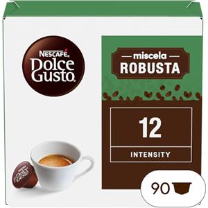 NESCAFÉ DOLCE GUSTO Miscela Robusta Caffè Espresso, 3 confezioni da 30 Capsule (90 Capsule Compatibili Nescafé Dolce Gusto)