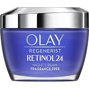 Olay Procter & Gamble Regenerist Retinol24 Crema Viso Notte Idratante con Retinolo e Vitamina B3 50 ml, Senza Profumo