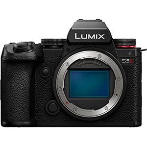 Panasonic LUMIX DC-S5 II Full Frame Mirrorless Camera Body, 4K 60P and 6k 30P, Flip Screen, Wi-Fi, Phase Hybrid AF With 779 points, Active IS, Black