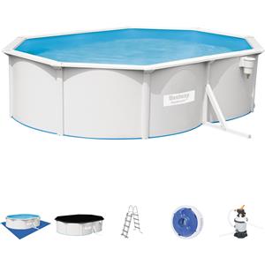 Bestway Piscina in acciaio fuori terra ovale Hydrium 500x360x120 cm Bestway 56586