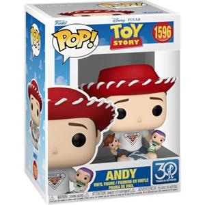 Funko Pop! Andy Davis - Figura in Vinile da Collezione 30° Anniversario Toy Story