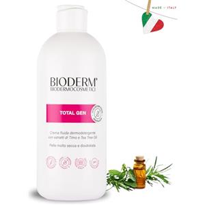 BIODERM BIODERMOCOSMETICI BioDerm Total Gen Detergente Senza Risciacquo Arricchito con Timo e Tea Tree Oil 500 ml