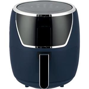 Wintem - Friggitrice ad Aria 5 Litri con LED Touch, Timer 60 Minuti, Spegnimento Automatico, Cottura Senza Olio Rapida e Uniforme per Ricette Croccanti in Famiglia