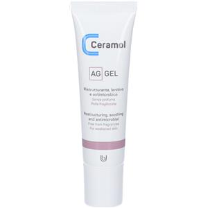 UNIFARCO Ceramol AG Gel 30 ml - Gel Ristrutturante, Lenitivo e Antimicrobico per Pelle Fragilizzata