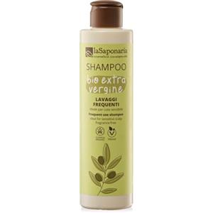LASAPONARIA La Saponaria | Shampoo Bio Extravergine: shampoo neutro e delicato, ideale per lavaggi frequenti e cute sensibile. Formula naturale e ultra-morbida. Flacone da 200 ml.