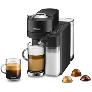 Nespresso Vertuo Lattissima Caffettiera ed Espresso by De'Longhi, Nero Opaco & Lucido