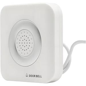 AOAMZ Campanello 12V DC Cablato 90dB - Suoneria Supplementare per Citofono Universale e Controllo Accessi, Campanello Din Don Casa e Ufficio, Cicalino da Interno in ABS Ignifugo, Installazione a Parete