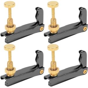 Agatige Accordatori per Violoncello, 4 Pezzi 3/4‑4/4 Accordatori per Violino Strumento per Violoncello Accessori per Strumenti di Ricambio(Nero)
