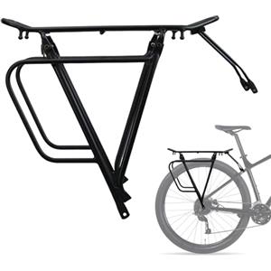 Generic Portabici posteriore - Robusto supporto posteriore in lega di alluminio, portabici | Portabici | Portabici per portapacchi, accessori per bici per lunghi viaggi in auto e attività all'aperto