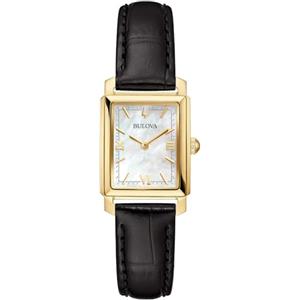 Bulova Orologio Al Quarzo Donna Sutton Tank Ladies trendy cod. 97L173