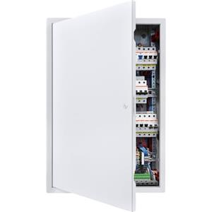 VEVOR Pannello di Ispezione da Parete, Sportello di Ispezione Dimensioni Installazione 417 x 620 mm Acciaio Zincato, Sportello di Manutenzione per Impianti Idraulici Elettrici, Colore Bianco