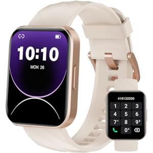 Dakofied Orologio Smartwatch Uomo Donna Chiamate Bluetooth Smart Watch con Contapassi Cardiofrequenzimetro da Polso Saturimetro Orologio Fitness Impermeabile IP68 Notifice di WhatsApp per Android iOS