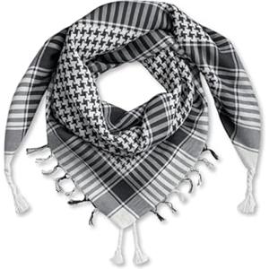 DOROKASA Kefiah Palestinese in Cotone | Shemagh Uomo | Hirbawi Kufiya Sciarpa Foulard Tattico Palestina | Cappello Deserto Uomo | Keffiyeh Scialle Donna Copricapo per Deserto Kefiah per Sport Camping Trekking