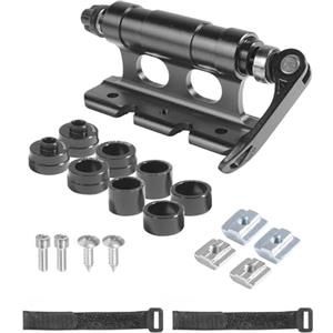 Flaconi Portabici da Automobile,Supporto Blocco Forcella Sgancio Rapido,Supporto Blocco per Forcella Anteriore Bicicletta,Adatto per la Maggior Parte Delle Auto,Camion,Biciclette, Rimorchi,SUV (Nero)