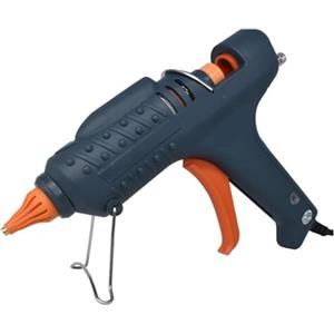 OUHFCASN Pistola for colla a caldo da 15 mm, pistola for colla a caldo industriale da 200 W/300 W 3M, stick di colla professionale ad alta potenza da 15 mm Preriscaldamento veloce(SET-6)