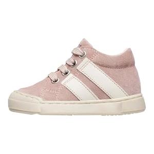 Falcotto Gazer Zip Suede/Calf SPAZZ. Rose-Milk Scarpe da Bambini, Taglia 25