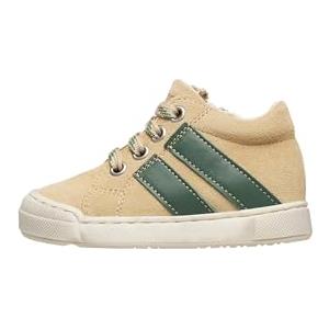Falcotto Gazer Zip Suede/Calf SPAZZ. Sand-Green Bottle