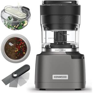 Kenwood Tritatutto Elettrico Tritaverdure Elettrico Capacità 0,5 Litri Potenza 800 Watt colore Nero Trasparente - CHP80.000SI
