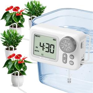 Landrip Irrigazione Automatica Vasi, Irrigazione Automatica per 15 Piante in Vaso,Irrigatore Automatico per Vasi, Sistema Irrigazione Balcone Interni, Ideale per Innaffiare Piante in Vacanza