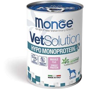 MONGE VETSOLUTION CANE HYPO MONPROTEIN MAIALE 400g