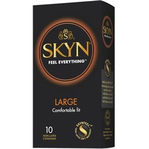 SKYN® Large (XL/King Size) Preservativi Senza Lattice Di Taglia Grande, 10 pezzi x 1