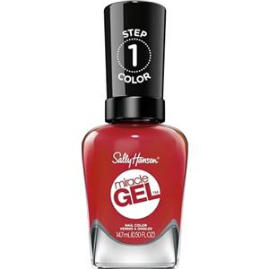 Sally Hansen Miracle Gel, Red Between The Lines, Smalto gel, Smalto anti-scheggiature, Dura fino a 8 giorni
