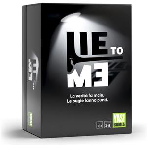 Yas Games - Lie To Me: Party Game per 3-8 Giocatori, dai 18 anni, con Domande Scomode e Bugie da Rivelare