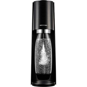 SodaStream Gasatore Terra Black con 1 bottiglia fuse lavabile in lavastoviglie e 1 cilindro di CO2 Quick Connect per gasare fino a 60L